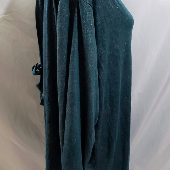 Maurice’s Metallic Tie Neck Shirt 	Size 4X - Picture 3 of 6